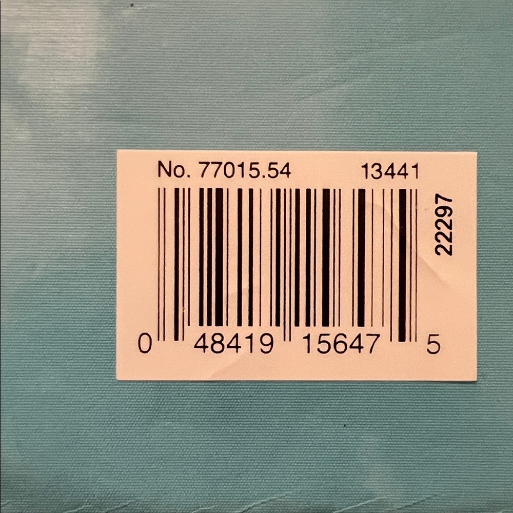 Blue Rectangular Plastic Table Cover - Picture 5 of 5
